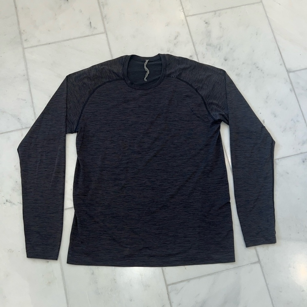 Lululemon - Metal Vent Tech Long-Sleeve Shirt - Grey - Size Large